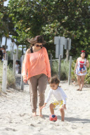 Die Kardashians am Strand