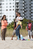 Die Kardashians am Strand