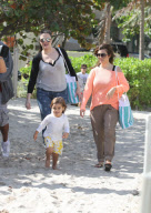 Die Kardashians am Strand