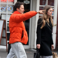 David Lauren and Lauren Bush Lauren Shopping In The West Village
