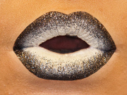 Lip art designs created by student make-up artists, Britain - 2012