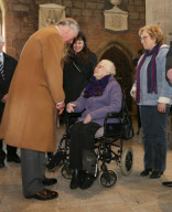 Prince Charles visits emergency services and flood victims in St Asaph, North Wales, Britain - 03 Dec 2012