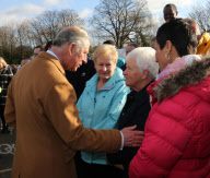 Prince Charles visits emergency services and flood victims in St Asaph, North Wales, Britain - 03 Dec 2012