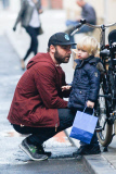 Liev Schreiber and Samuel Kai : Autumn Bike Ride in New York