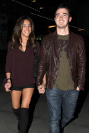 Kevin Jonas and Danielle Deleasa : Movie Date Night