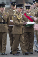 Prince Charles welcomes home 1st Battalion Welsh Guards, Hounslow, Middlesex, Britain - 06 Dec 2012