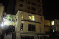 Gebäude der Muslimbrüder in Flammen
