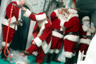 Trainee Santa's at Wookey Hole