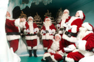 Trainee Santa's at Wookey Hole