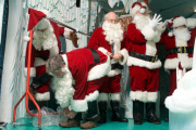 Trainee Santa's at Wookey Hole