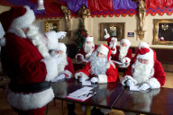 Trainee Santa's at Wookey Hole