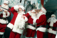 Trainee Santa's at Wookey Hole