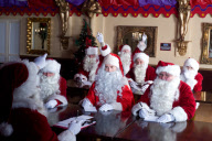 Trainee Santa's at Wookey Hole