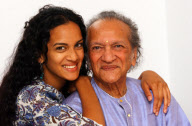Ravi Shankar And His Daughter Anoushka Who Is About To Go On A Nationwide Tour.