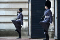 Scots Guardsman first in 180 years to wear a Sikh turban rather than bearskin, Buckingham Palace, London, Britain - 11 Dec 2012