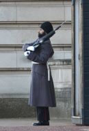 Scots Guardsman first in 180 years to wear a Sikh turban rather than bearskin, Buckingham Palace, London, Britain - 11 Dec 2012