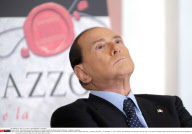 Rome  Silvio Berlusconi press conference for television presenter Bruno Vespa's new book ' Il palazzo e la piazza...'
