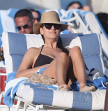 Kate Walsh Lounges Around The Beach In Miami