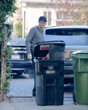 Cory Monteith Takes Out The Trash