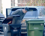 Cory Monteith Takes Out The Trash