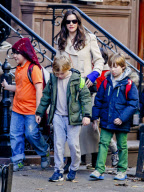 Liv Tyler with her Birthday Boy in New York