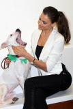Irina Shayk promotes ASPCA's "Adopt Lady" campaign-New York