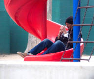 Gabriel Aubry Takes Nahla To The Park 