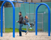 Gabriel Aubry Takes Nahla To The Park 