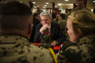 Gauck visits German troops in Afghanistan