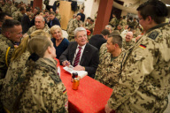 Gauck visits German troops in Afghanistan