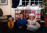 Family spend two months creating 10ft Olympic mascot Wenlock from Lego bricks, Huntingdon, Cambridgeshire, Britain - 18 Dec 2012