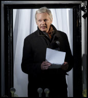 Julian Assange balcony speech