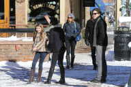 Lori Loughlin and the family head into Aspen for Lunch