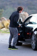 *EXCLUSIVE* Orlando Bloom takes in the Morning Sunrise