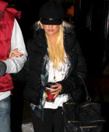Christina Aguilera enjoying the holidays in wintery Aspen