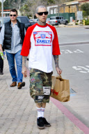 *EXCLUSIVE* Travis Barker does some last minute Holiday Shopping