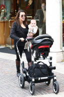 *EXCLUSIVE* Kourtney Kardashian and family attend Polachecks Jewelers Christmas party