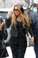 *EXCLUSIVE* Mariah Carey is an Earmuff Cutie