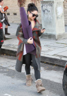 Vanessa Hudgens Gets Her Yoga On 