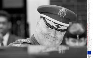 General H Norman Schwarzkopf at 10 Downing Street, London, Britain  - 26 Jul 1991