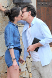 *EXCLUSIVE* Charlie Sheen and Adult Film Star Georgia Jones pack on the PDA
