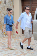 *EXCLUSIVE* Charlie Sheen and Adult Film Star Georgia Jones pack on the PDA