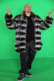 *EXCLUSIVE* Fat Joe goes Chinchilla for "Angels Sing 2" video shoot [NO Germany, Austria]