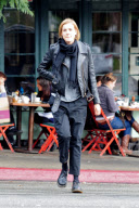 Agyness Deyn Lunches At Little Dom's In LA