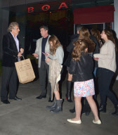 Sylvester Stallone And Family Out For Dinner At Boa Steakhouse 