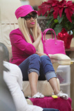 Nicki Minaj Gets Pampered Wearing Head To Toe Pink