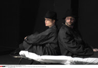 PARIS : Filage de la piece "Zero s'est endormi".