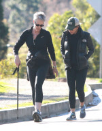 Exclusive... Jamie Lee Curtis Takes A Morning Walk 