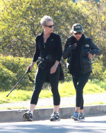 Exclusive... Jamie Lee Curtis Takes A Morning Walk 