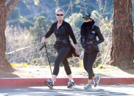 Exclusive... Jamie Lee Curtis Takes A Morning Walk 